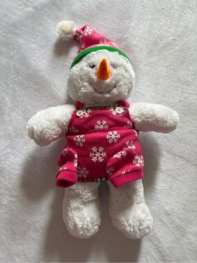 Build-A-Bear Flurry Friends Snowgirl (with matching dress & mittens)